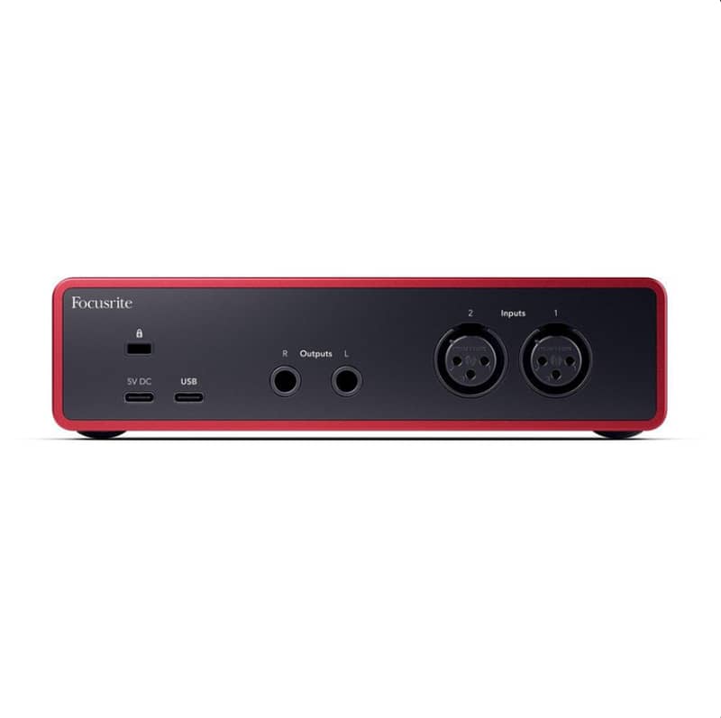 Focusrite Scarlett 2i2 4th Gen Audio Interface 1