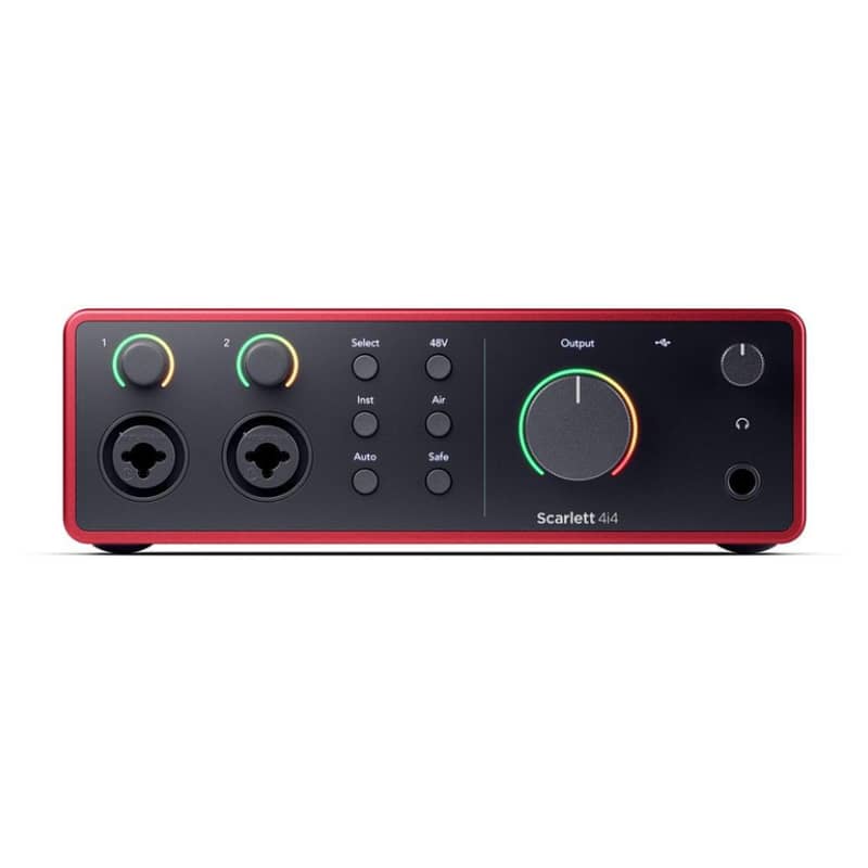 Focusrite Scarlett 4i4 4th Gen Audio Interface 1