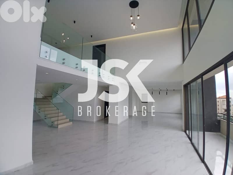 L19616 - Duplex with Sea View For Rent in Gated Community in Dbayeh 0