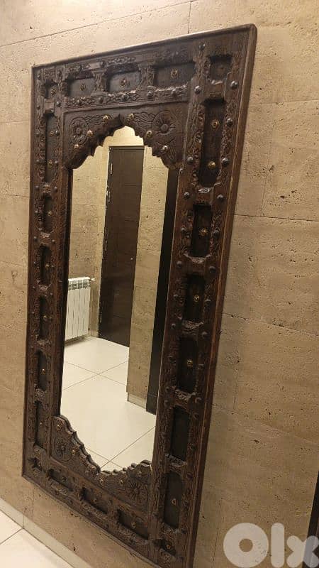 antique table and chair and mirrors 5