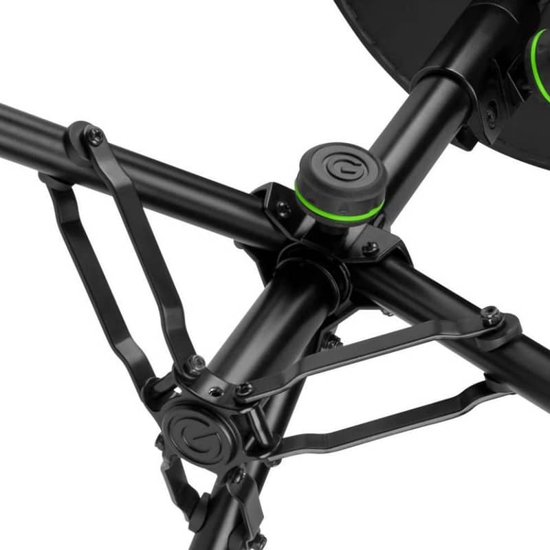 Gravity FD SEAT 1 Round Musicians Stool, Foldable, Adjustable Height 1