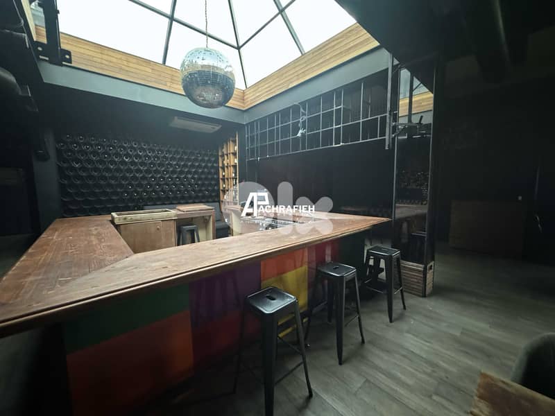 250 Sqm - Fully Furnished Pub For Rent in Achrafieh 0