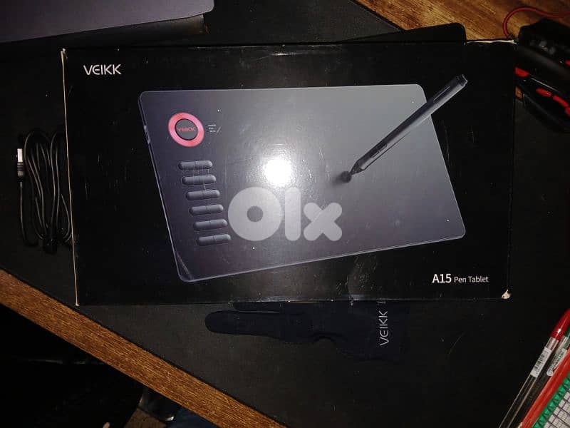 Veikk A15 Drawing Tablet – Excellent Condition + Extra Nibs & Glove 0
