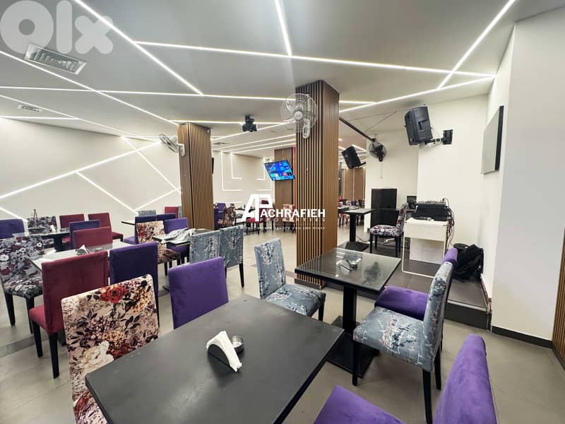 Fully Equipped Restaurant For Rent in Sodeco 0