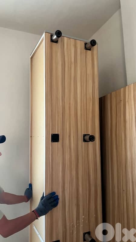 Modern Wood Office Furniture Set – Cabinets, Shelves & Panels 6