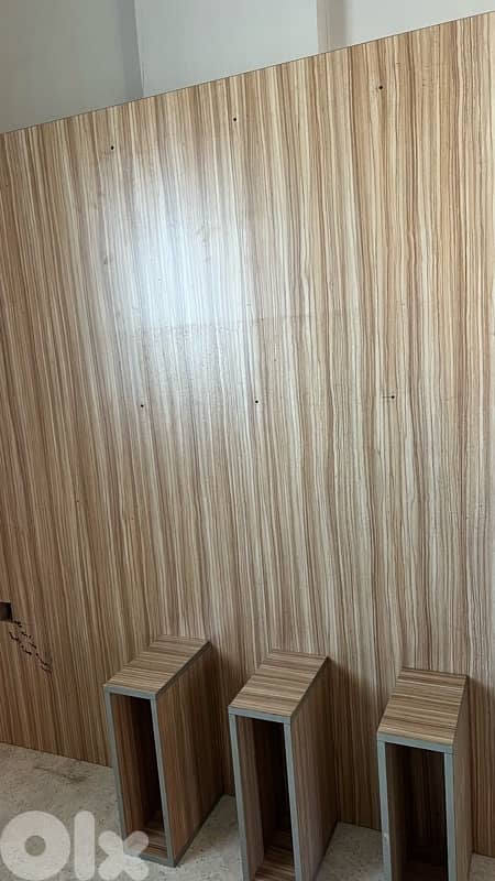 Modern Wood Office Furniture Set – Cabinets, Shelves & Panels 7