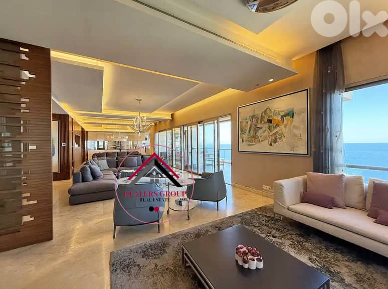 Full Sea View Modern Apartment for sale in Bliss - Ras Beirut 0