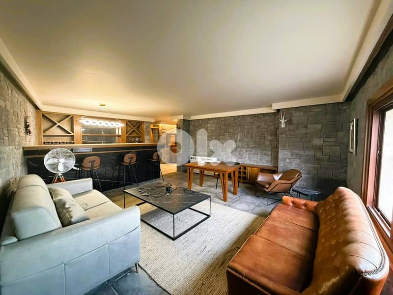 Studio Chalet for Rent in Ouyoun Broummana – Fully Furnished شاليه 0