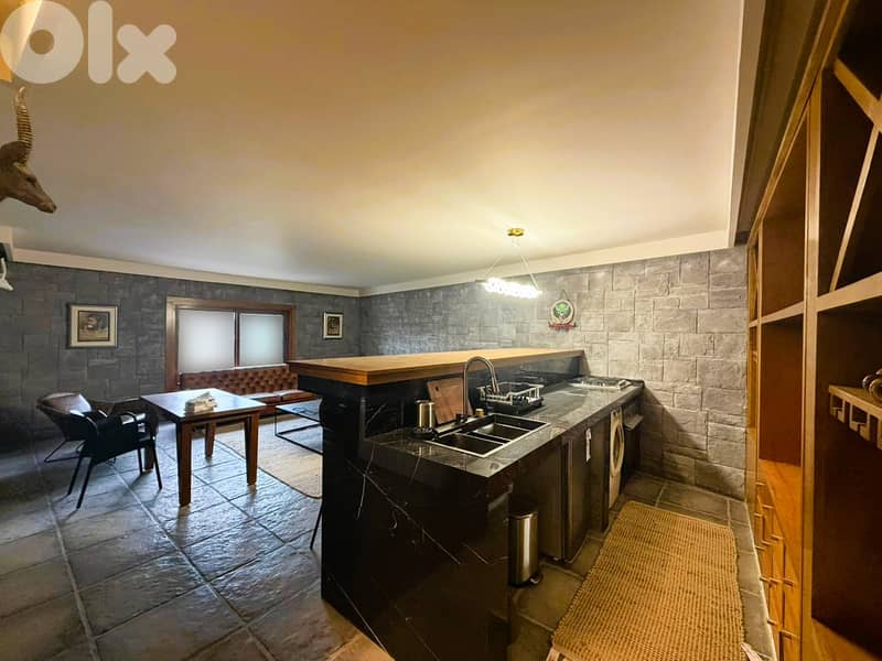 Studio Chalet for Rent in Ouyoun Broummana – Fully Furnished شاليه 1