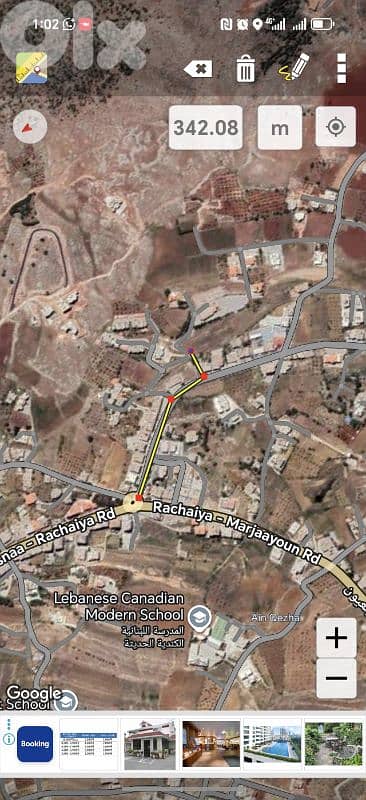 أرض موقع عمار كاشف،راشيا الوادي 0