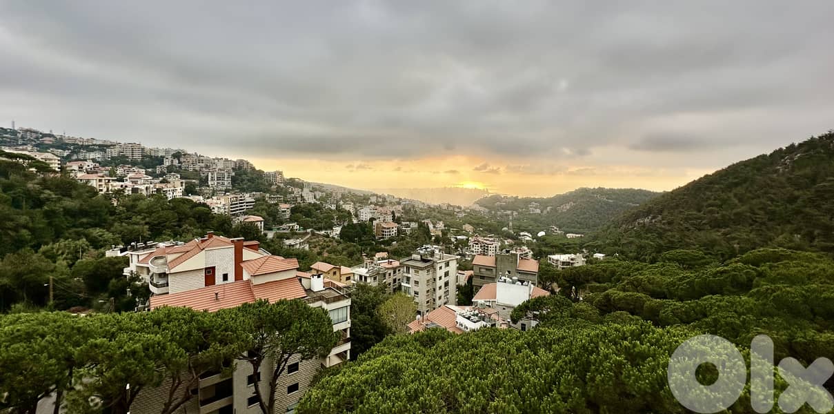 650 SQM Land in Mar Chaaya, Broummana with Open Sea & Mountain View 0