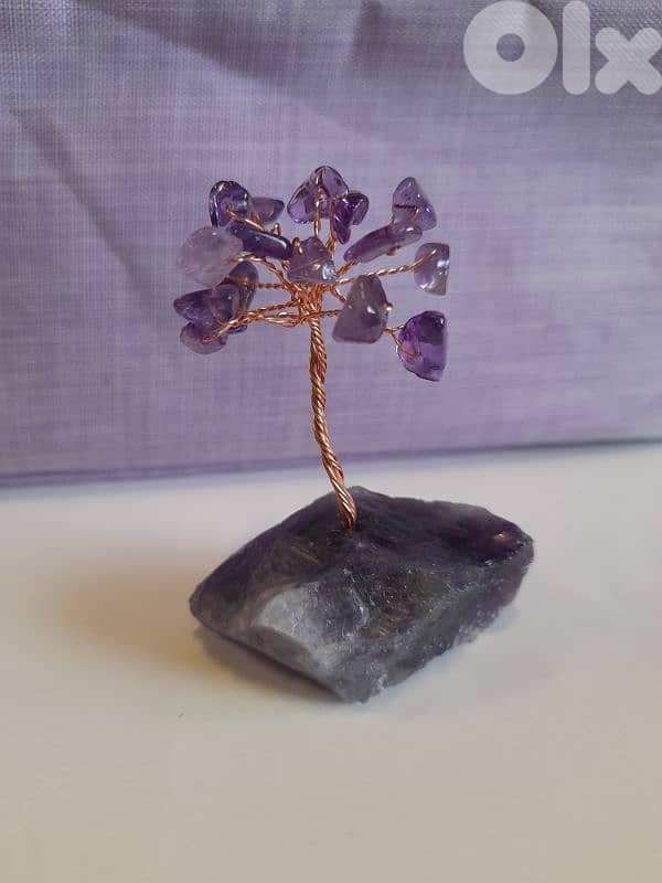 شجرة زينة من الأماثيست الطبيعي 0