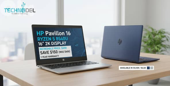 HP PAVILION RYZEN 5/8GB/1TB/2K/RADEON