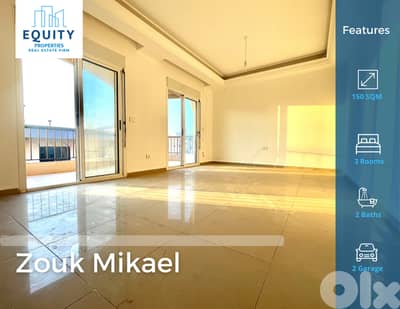150 SQM Apartment For Sale In Zouk Mikael شقة للبيع #RK223026