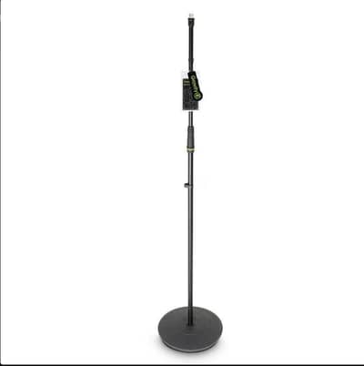 Gravity MS 23 Microphone Stand with Round Base, Black