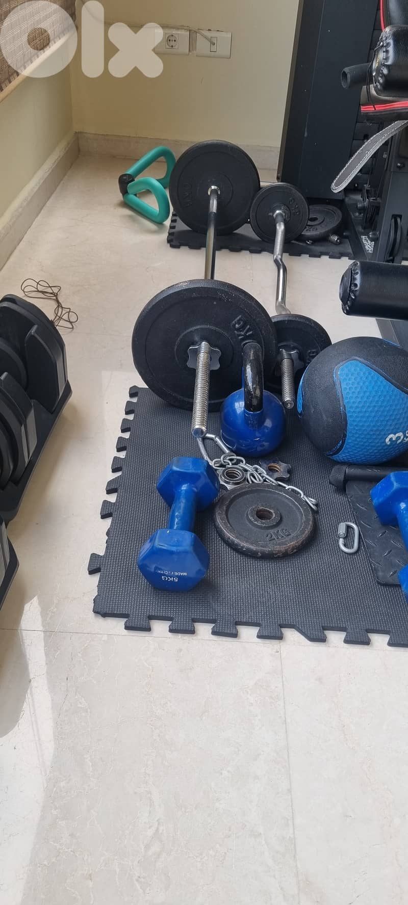 Total home gym machine, benches and accessories 1