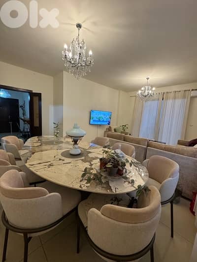 apartment in bchamoun with mountain and sea view