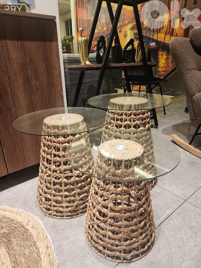 Bohemian side tables طاولة عدد ٣