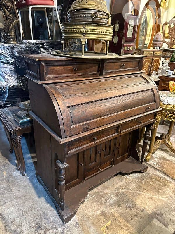 frensh antique secritére سكرتير انتيك سنديان مسيف روعة 0