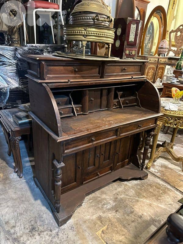 frensh antique secritére سكرتير انتيك سنديان مسيف روعة 1