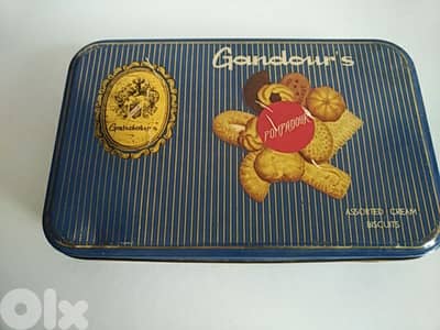 Vintage Gandour tin box - Not Netogiable