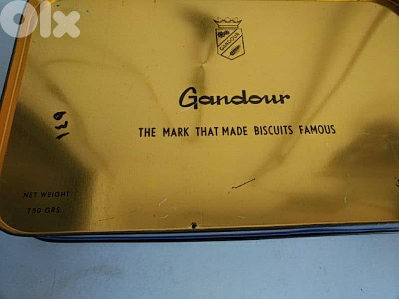 Vintage Gandour tin box - Not Netogiable 4