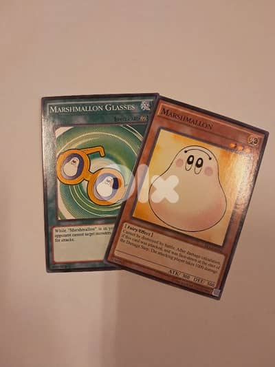 Marshmallon + Marshmallon Glasses yugio cards