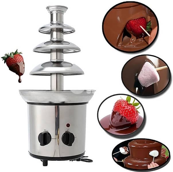 Fondue Fountain chocolate 1