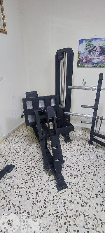 Seated leg press used like new 2