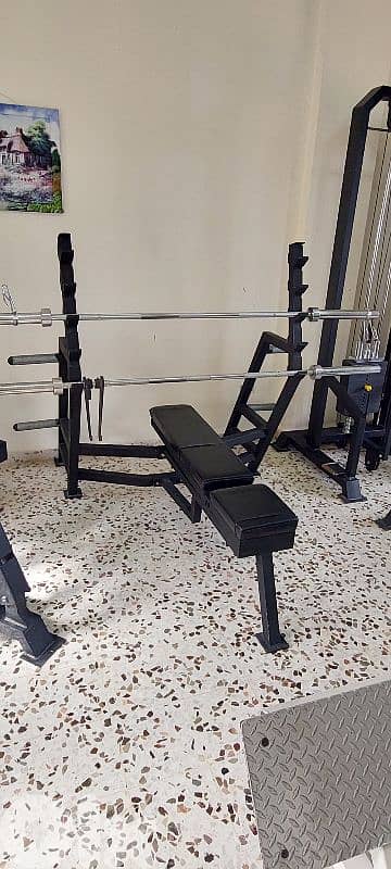 Adjustable bench press used like new 1