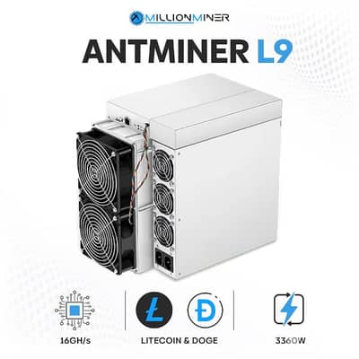 Antminer L9 (16 GH/s) - Hosted & Earning-Ready in UAE Mining Farm