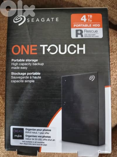 One touch portable drive 4terra