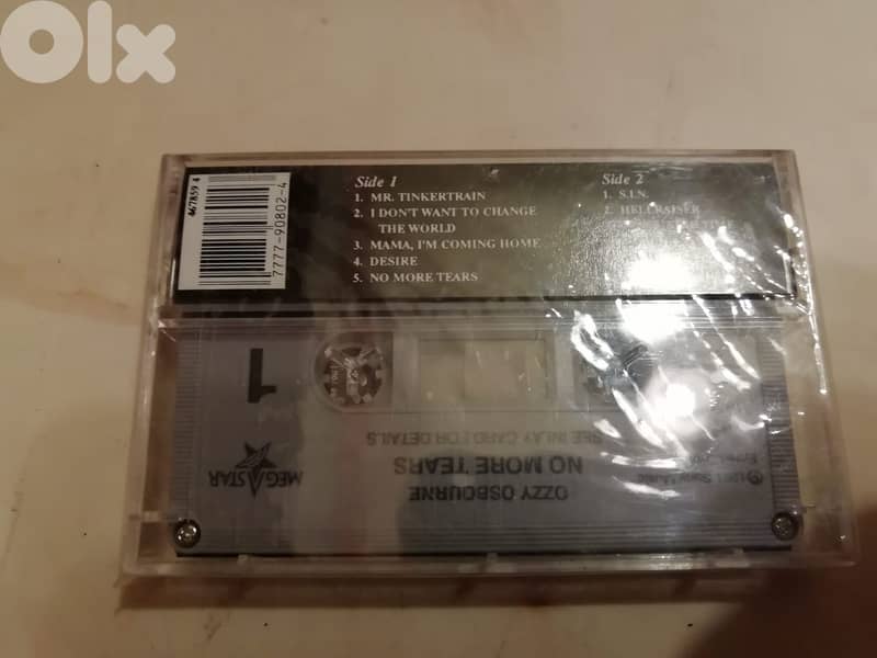 No More Tears by Ozzy Osbourne Cassette new sealed 1