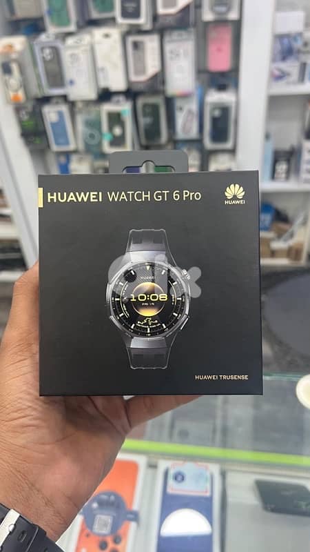 watch huawei GT 6 pro new sealed black silicone 1
