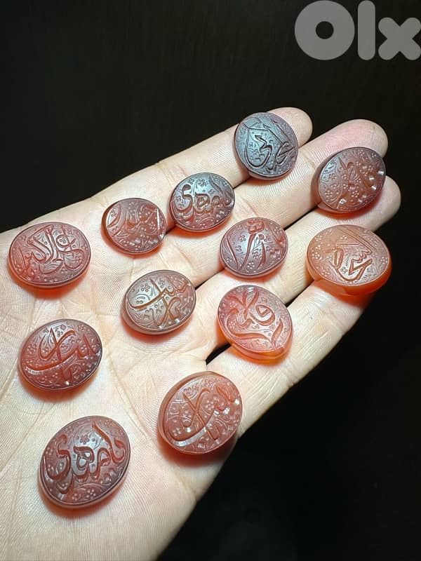 عقيق يماني زجاجي 7