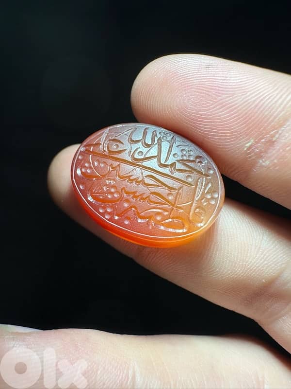 عقيق يماني زجاجي 13