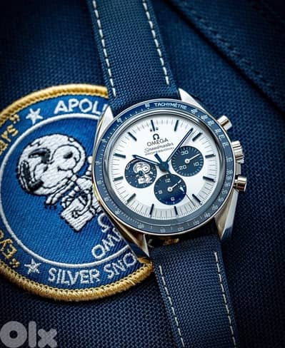 omega speedmaster silver snoopy 50th anniversary