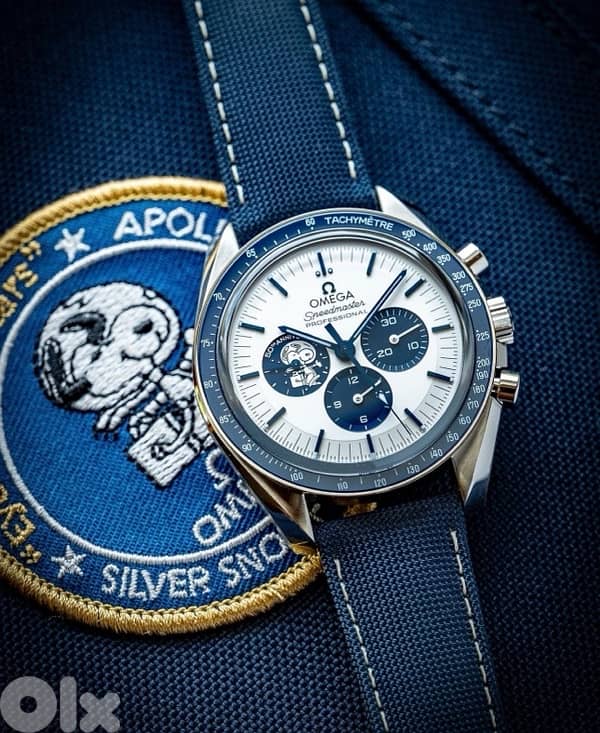omega speedmaster silver snoopy 50th anniversary 0