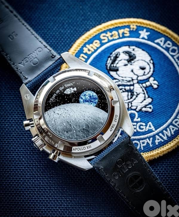 omega speedmaster silver snoopy 50th anniversary 1