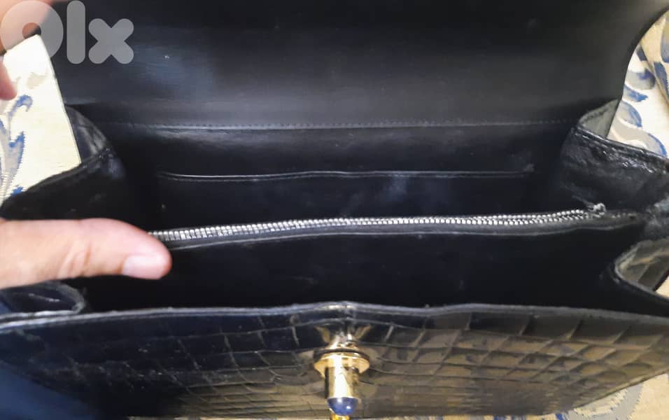 Original Gucci Real Leather (Crocodile) Lady Bag 6