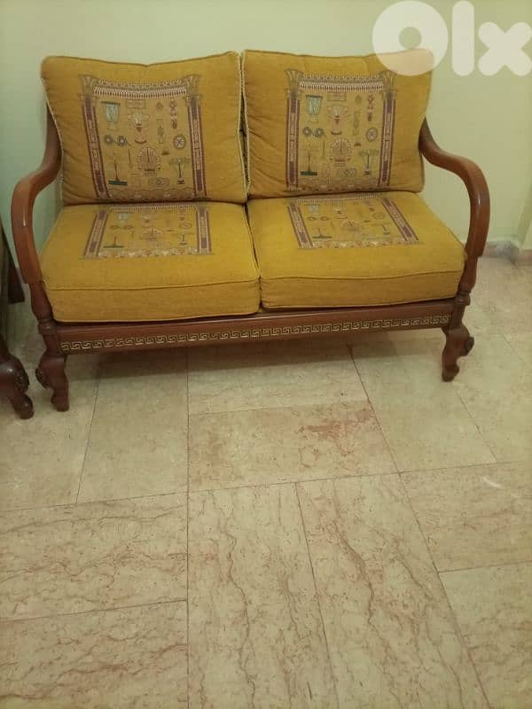 صالون خشب زين للبيع 1