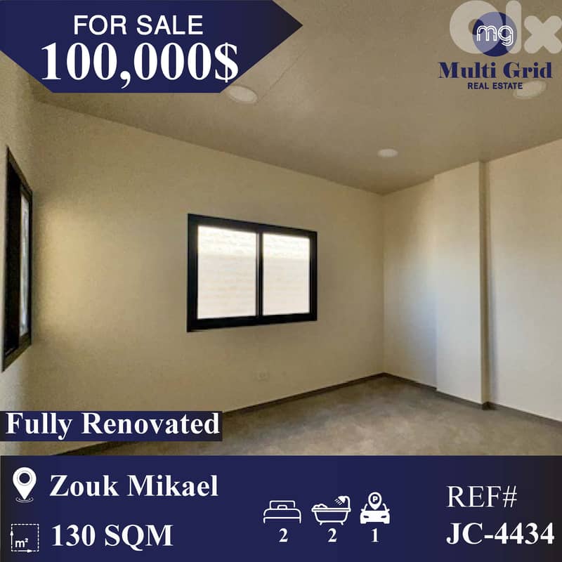 JC-4434 / Apartment for Sale in Zouk Mikael, شقة للبيع في زوق مكايل 0