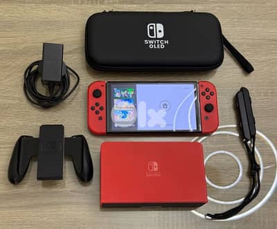 Nintendo switch Oled Mario edition (Excellent condition)