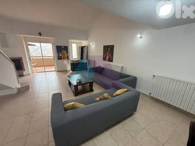 3bedroom furnished chalet+mountain view 4rent in Faraya-شاليه في فاريا