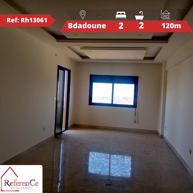 Decorated apartment in Bdadoun for sale شقة مزينة للبيع في بدادون 0