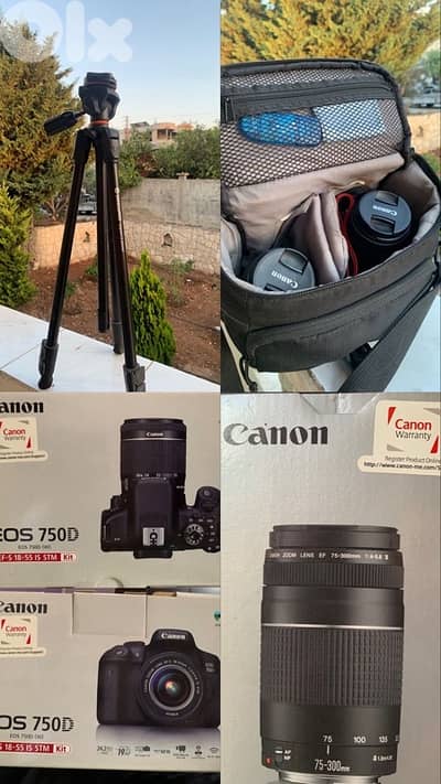 canon 750D touch screen