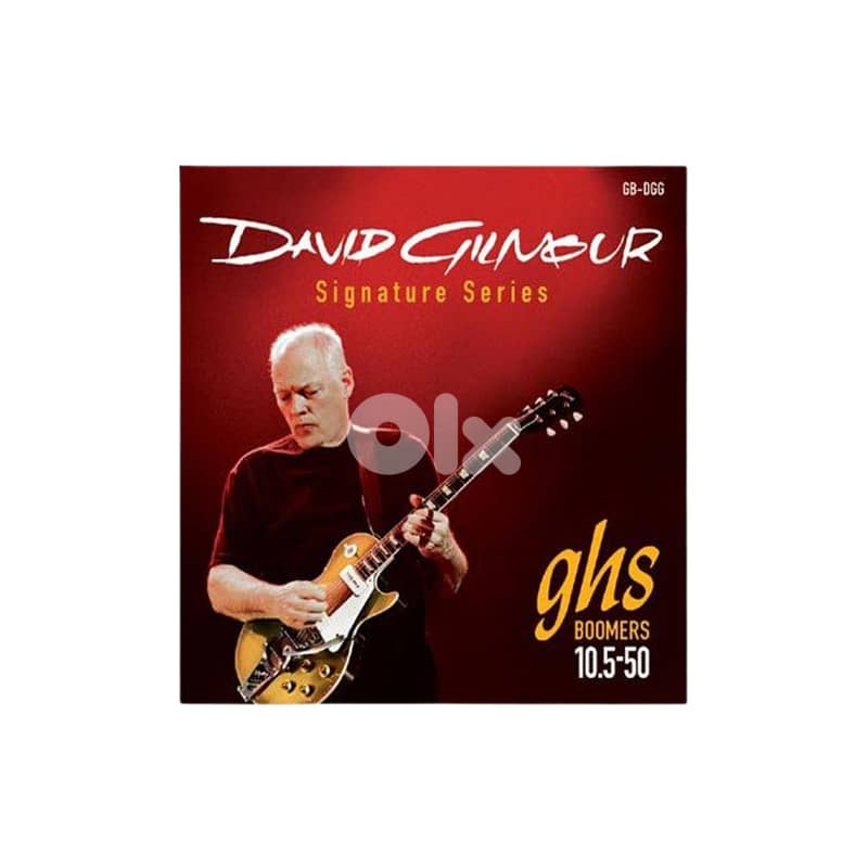 GHS GB-DGG Red David Gilmour Signature Series Guitar Strings (10.5-50) 0