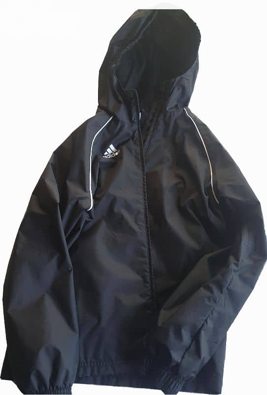 Adidas Hooded Track Jacket Windbreaker Rainbreaker 2