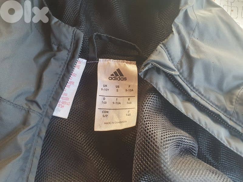 Adidas Hooded Track Jacket Windbreaker Rainbreaker 10