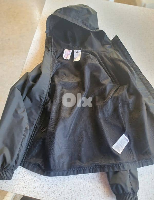 Adidas Hooded Track Jacket Windbreaker Rainbreaker 12